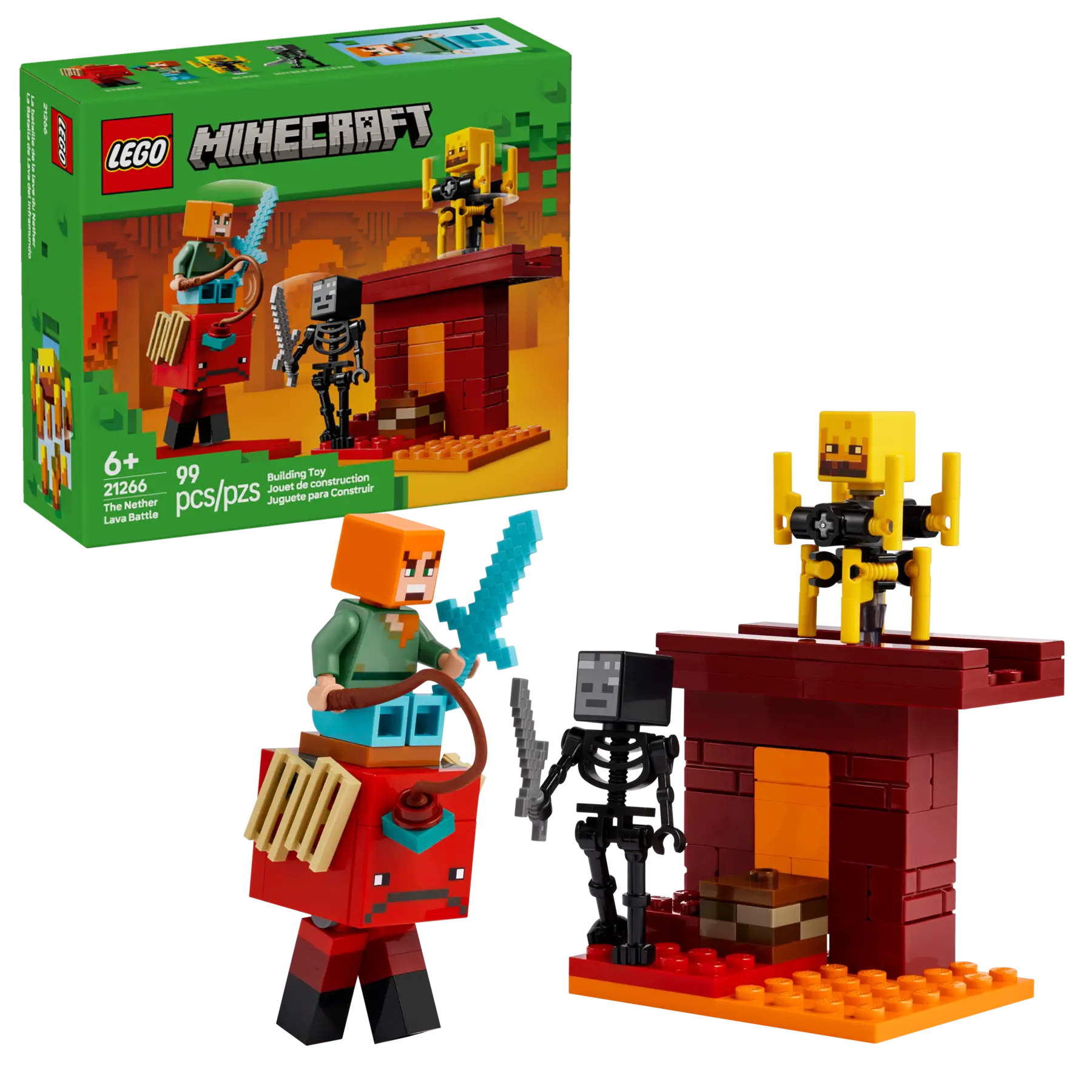 Lego The Nether Lava Battle (21266)