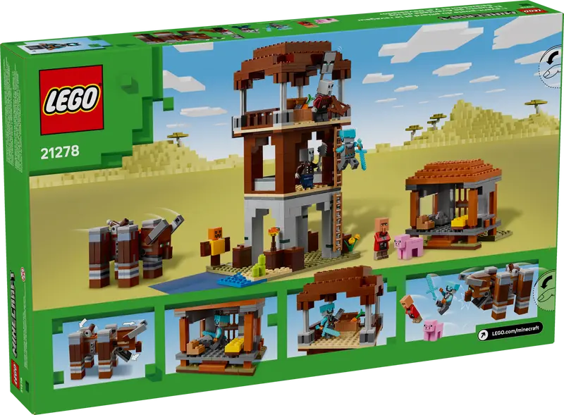 Lego The Pillager Outpost and Ravager (21278)