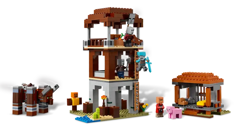 Lego The Pillager Outpost and Ravager (21278)