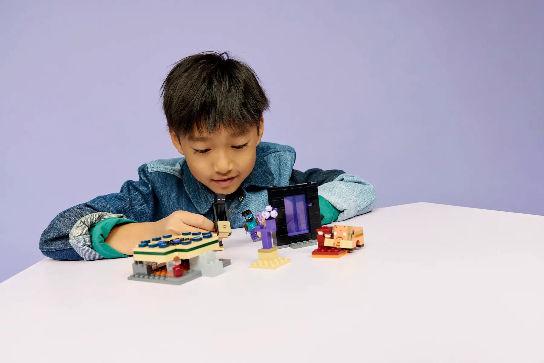 Lego Nether & End Portal Journey  (21584)