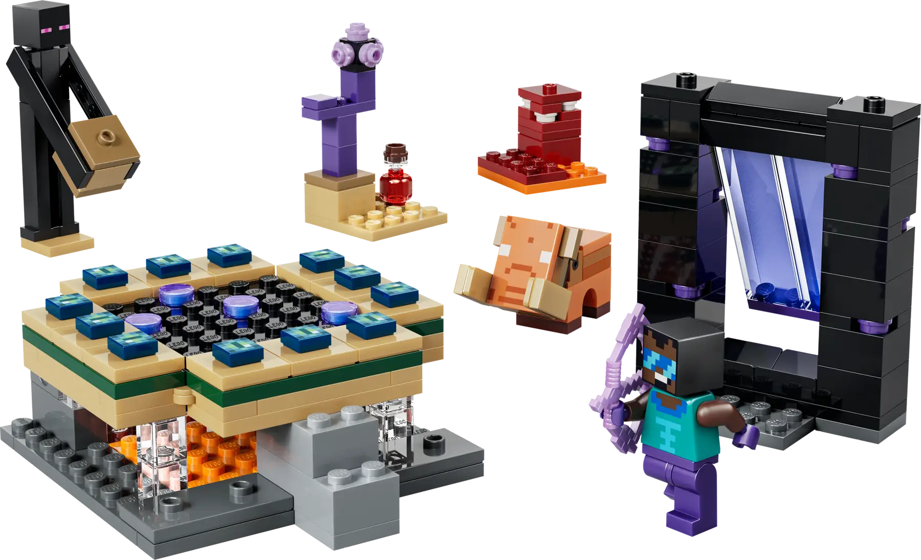 Lego Nether & End Portal Journey  (21584)
