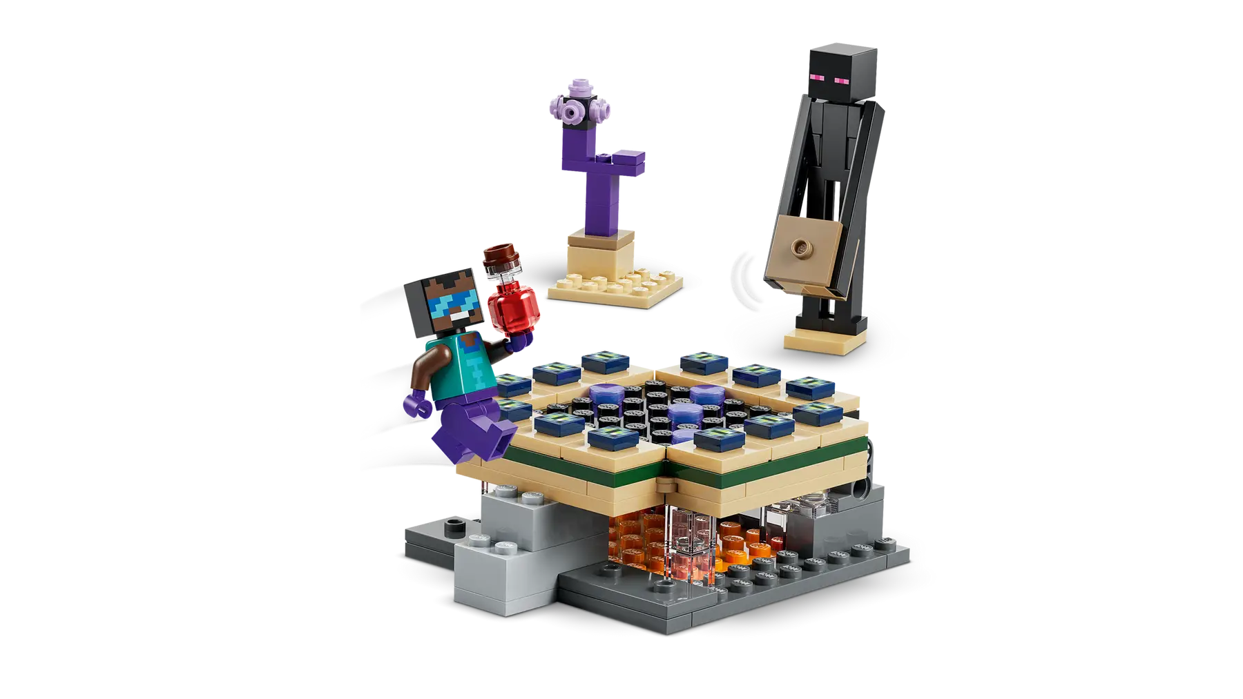 Lego Nether & End Portal Journey  (21584)