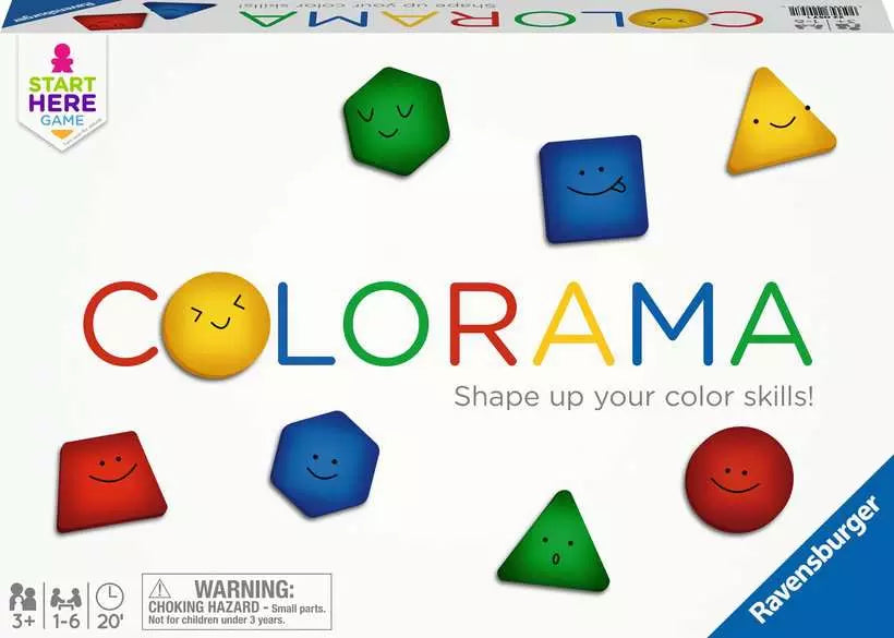 Ravensburger Colorama – Kids Colour Recognition & Sorting Board Game (Ages 2+)