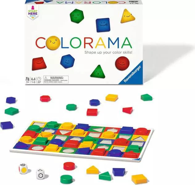 Ravensburger Colorama – Kids Colour Recognition & Sorting Board Game (Ages 2+)