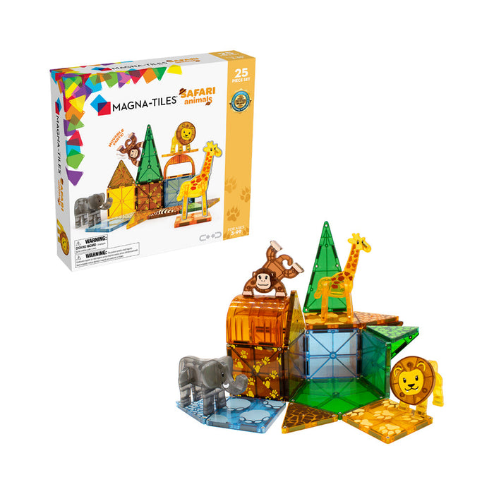 MAGNA-TILES Safari Animals (25 Piece Set)