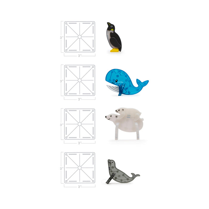 MAGNA-TILES Arctic Animals 25 (Piece Set)