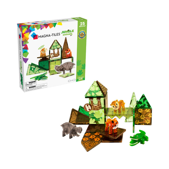 MAGNA-TILES Jungle Animals (25 Piece Set)