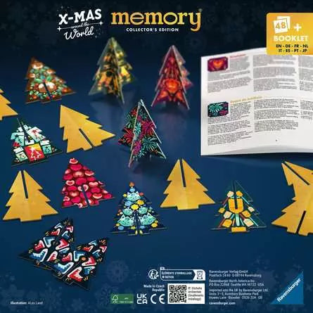 Ravensburger memory® Christmas Edition – Classic Matching Memory Game for Kids (Ages 3+)