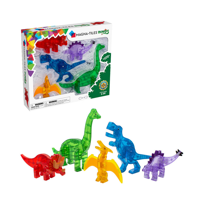 MAGNA-TILES Dinos (5 Piece Set)