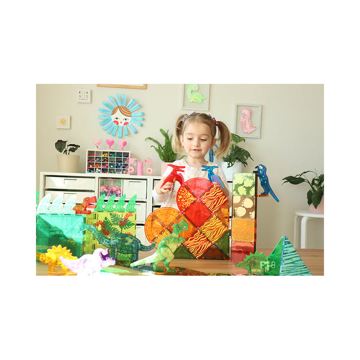 MAGNA-TILES Dino World (40 Piece Set)