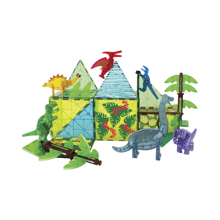 MAGNA-TILES Dino World XL (50 Piece Set)