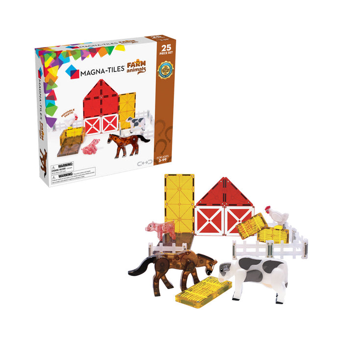 MAGNA-TILES Farm Animals (25 Piece Set)