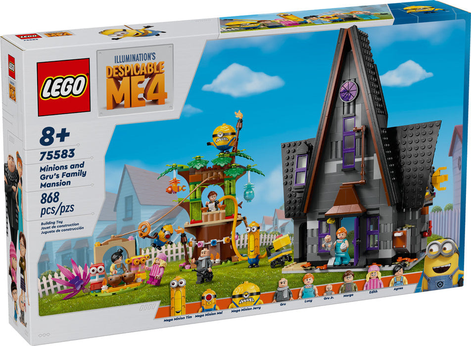 Lego Minions and Gru's Family Mansion (75583)