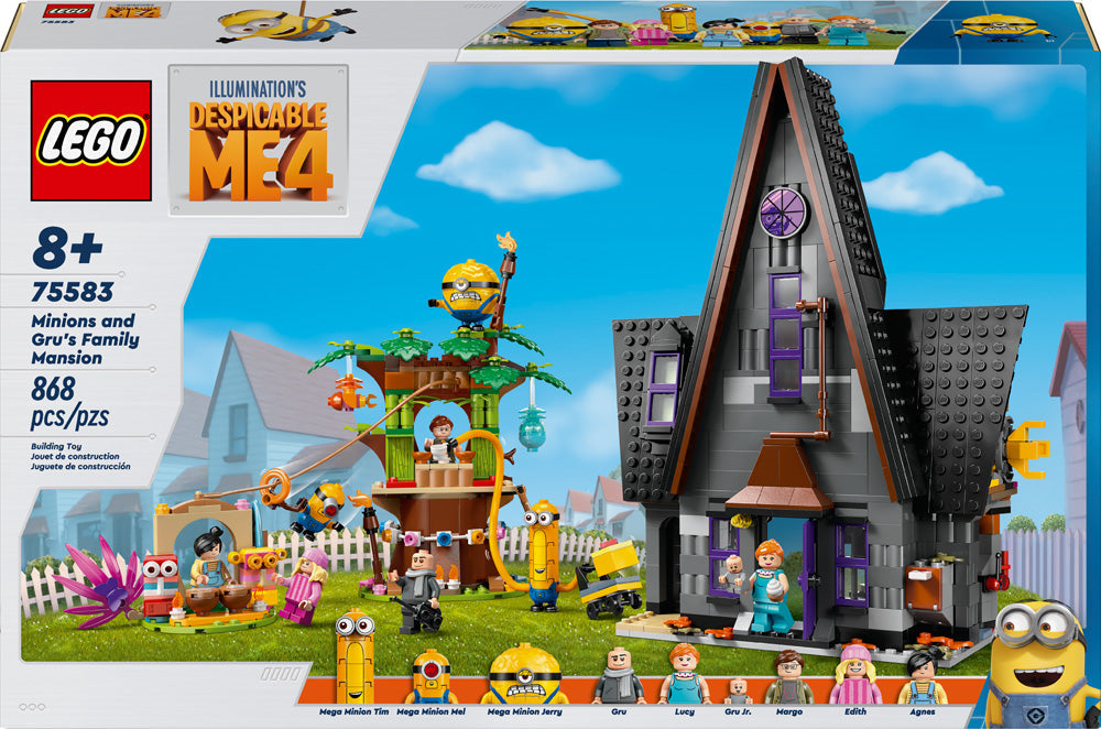 Lego Minions and Gru's Family Mansion (75583)