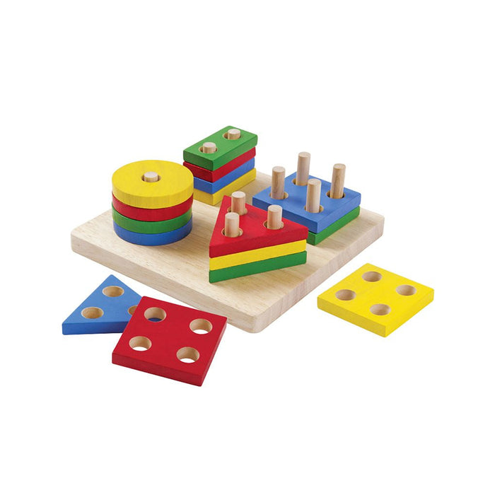 Plan Toys Geometric Board Sorting