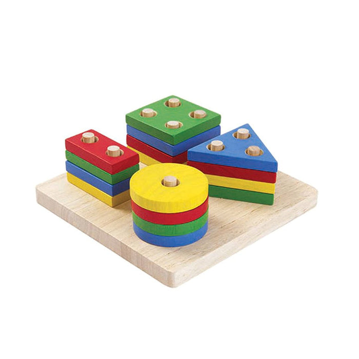 Plan Toys Geometric Board Sorting