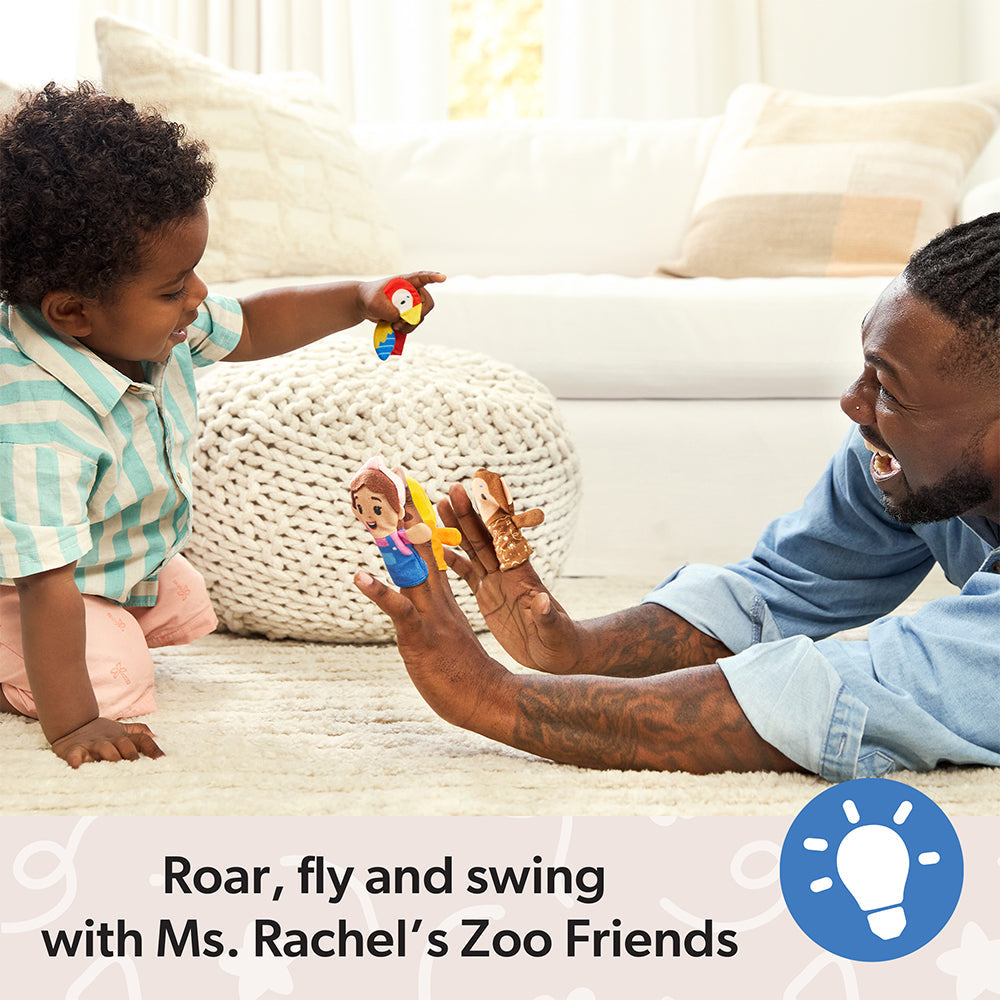 Ms. Rachel Zoo Song Finger Puppet Set