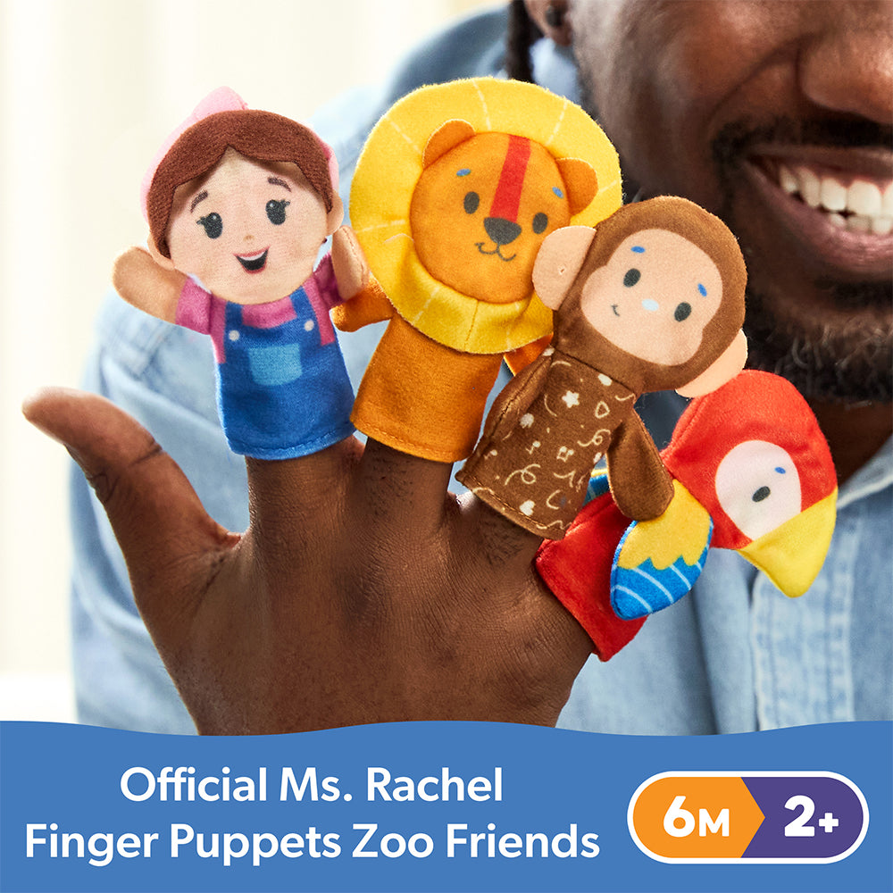 Ms. Rachel Zoo Song Finger Puppet Set