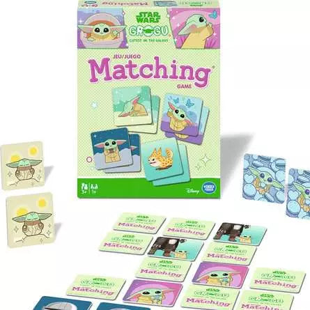 Ravensburger Star Wars Grogu Matching Game – Baby Yoda Kids Card Game (Ages 3+)