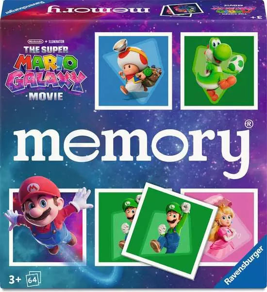 Ravensburger memory® Super Mario Galaxy Quest – Nintendo Matching Card Game for Kids (Ages 3+)