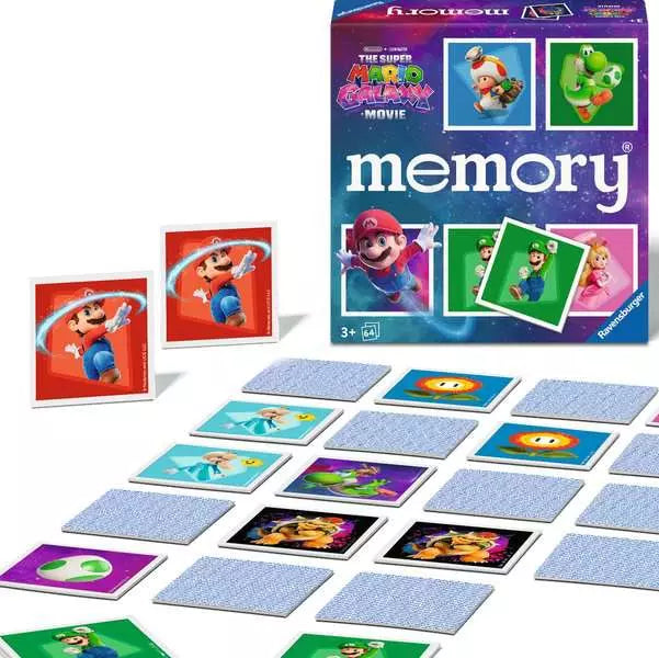 Ravensburger memory® Super Mario Galaxy Quest – Nintendo Matching Card Game for Kids (Ages 3+)
