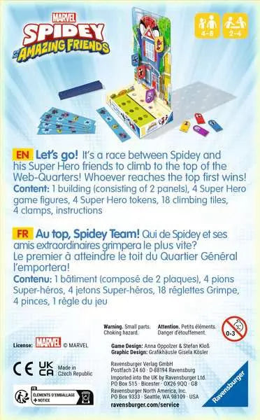 Ravensburger Spidey & His Amazing Friends – Let's Go Spidey-Team! Kids Game (Ages 3+)