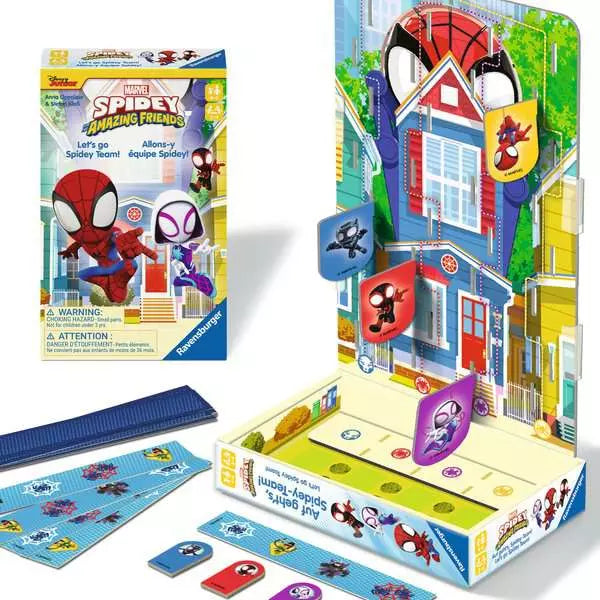 Ravensburger Spidey & His Amazing Friends – Let's Go Spidey-Team! Kids Game (Ages 3+)