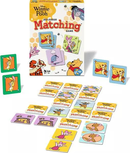 Ravensburger Winnie the Pooh Matching Game – Classic Disney Kids Card Game (Ages 3+)