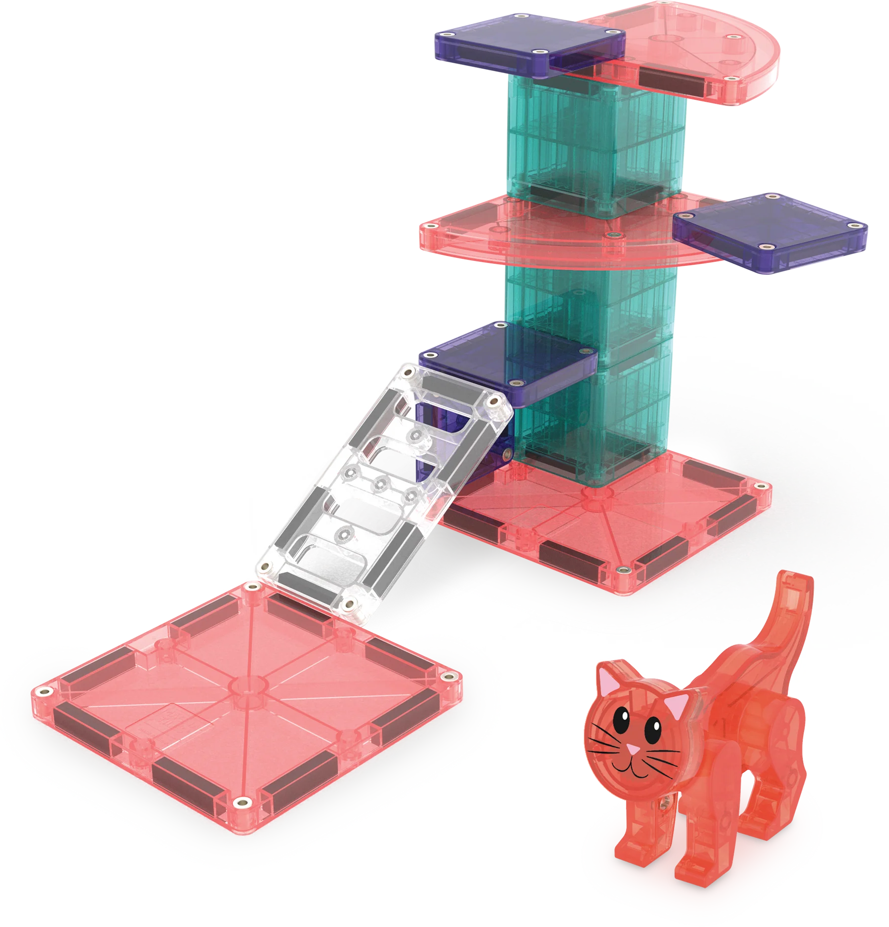 MAGNA-TILES Cat Tree (13 Piece Set)