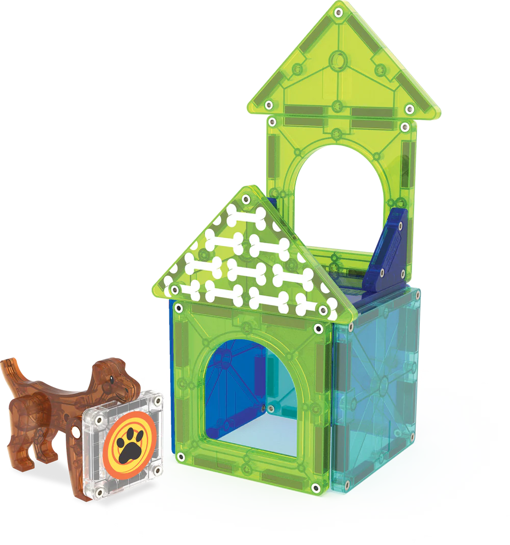 MAGNA-TILES Dog House (13 Piece Set)