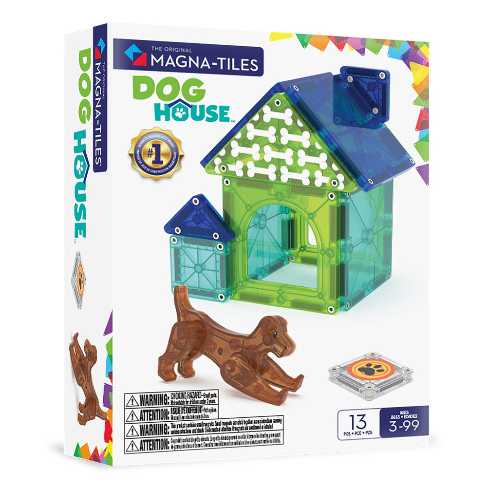 MAGNA-TILES Dog House (13 Piece Set)