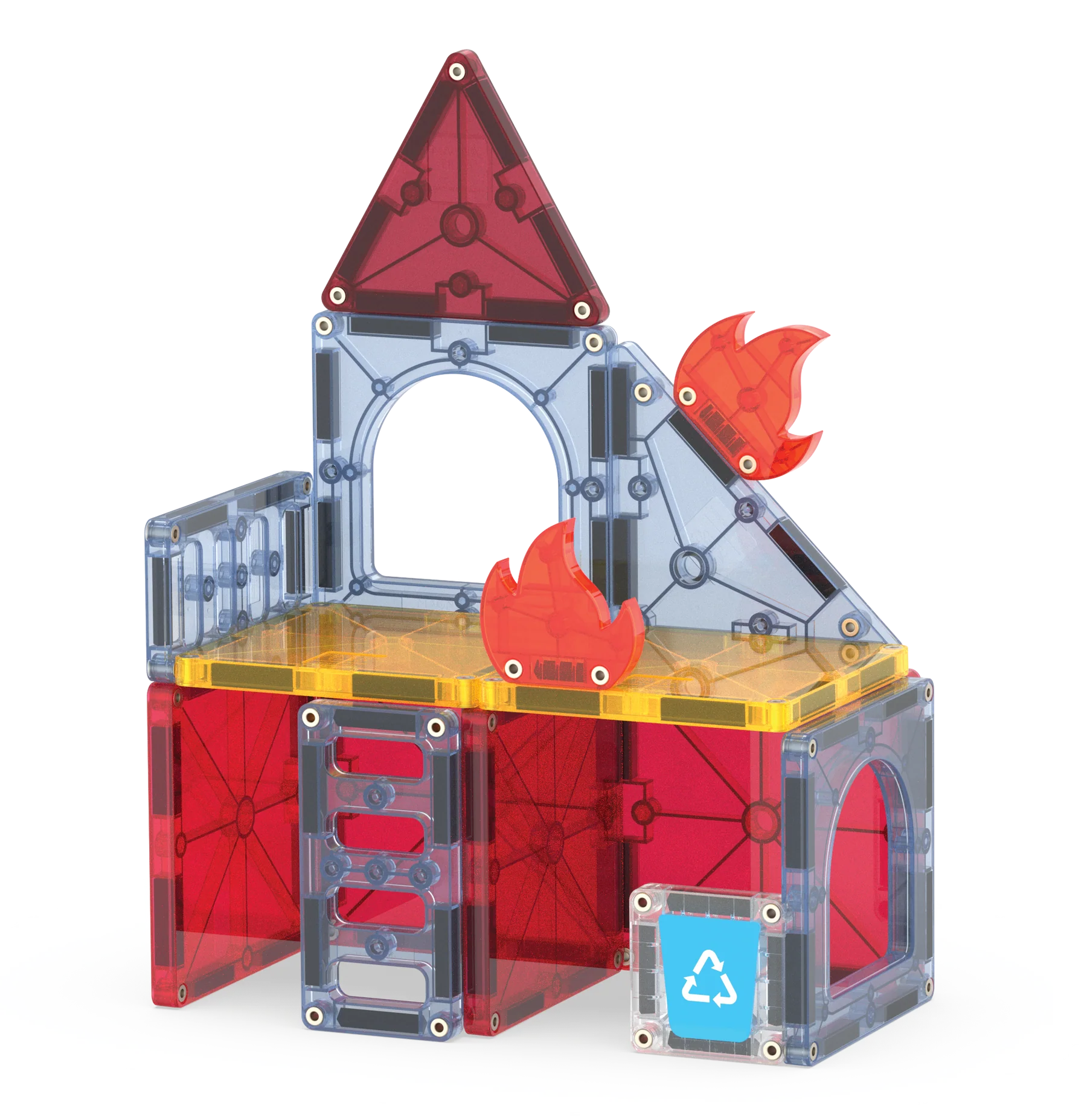 MAGNA-TILES Fire Rescue (27 Piece Set)
