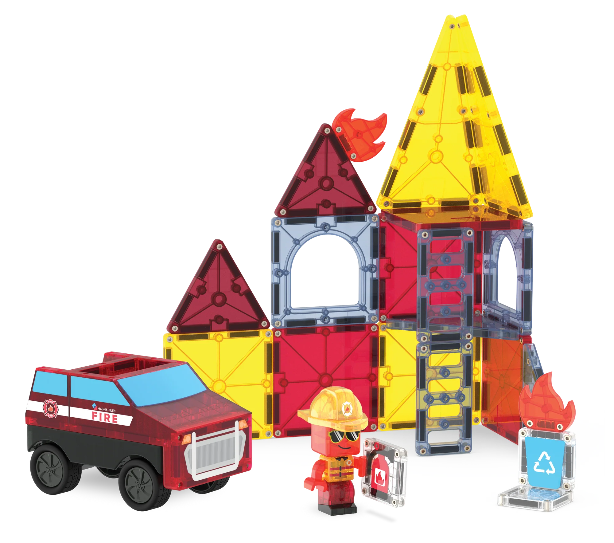 MAGNA-TILES Fire Rescue (27 Piece Set)