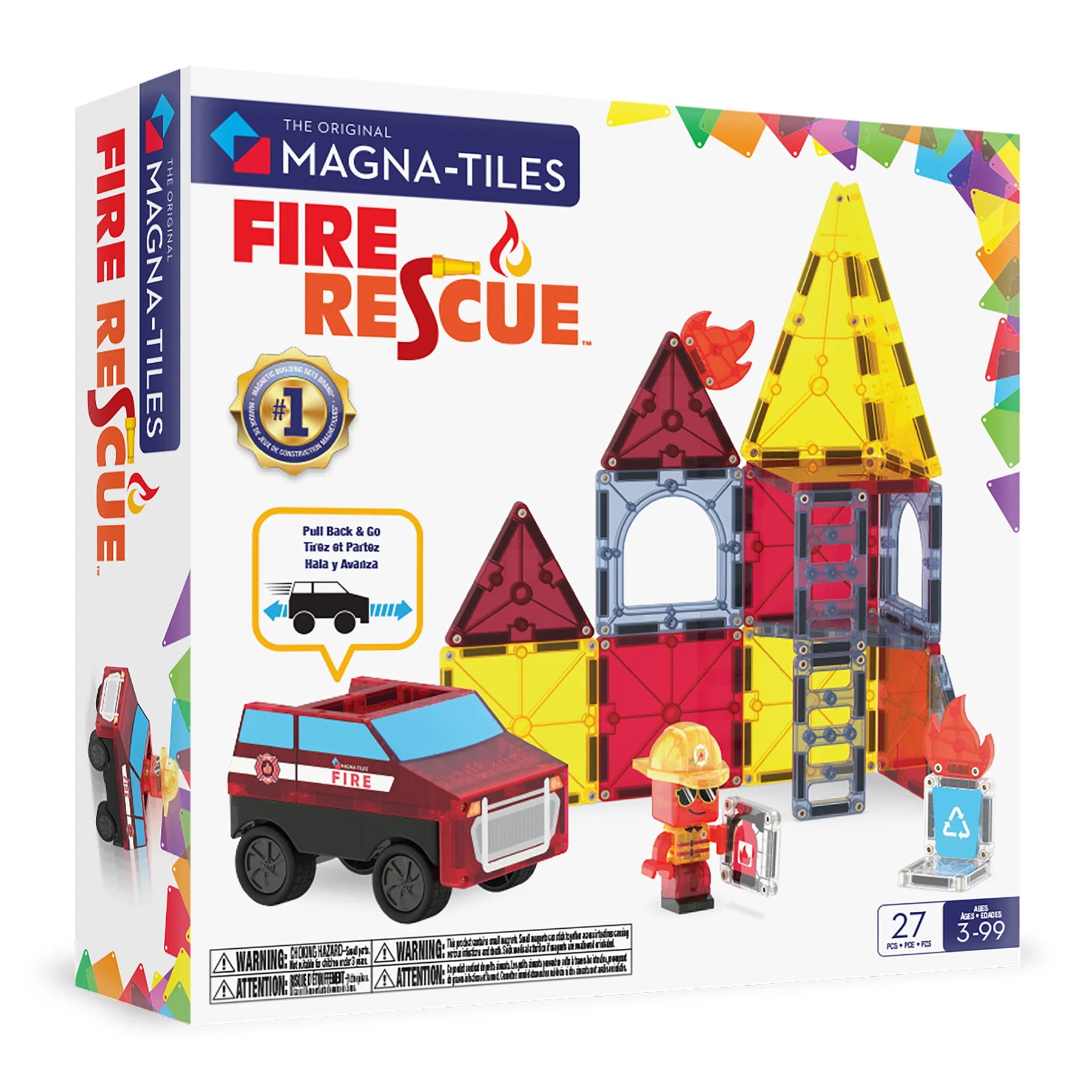 MAGNA-TILES Fire Rescue (27 Piece Set)