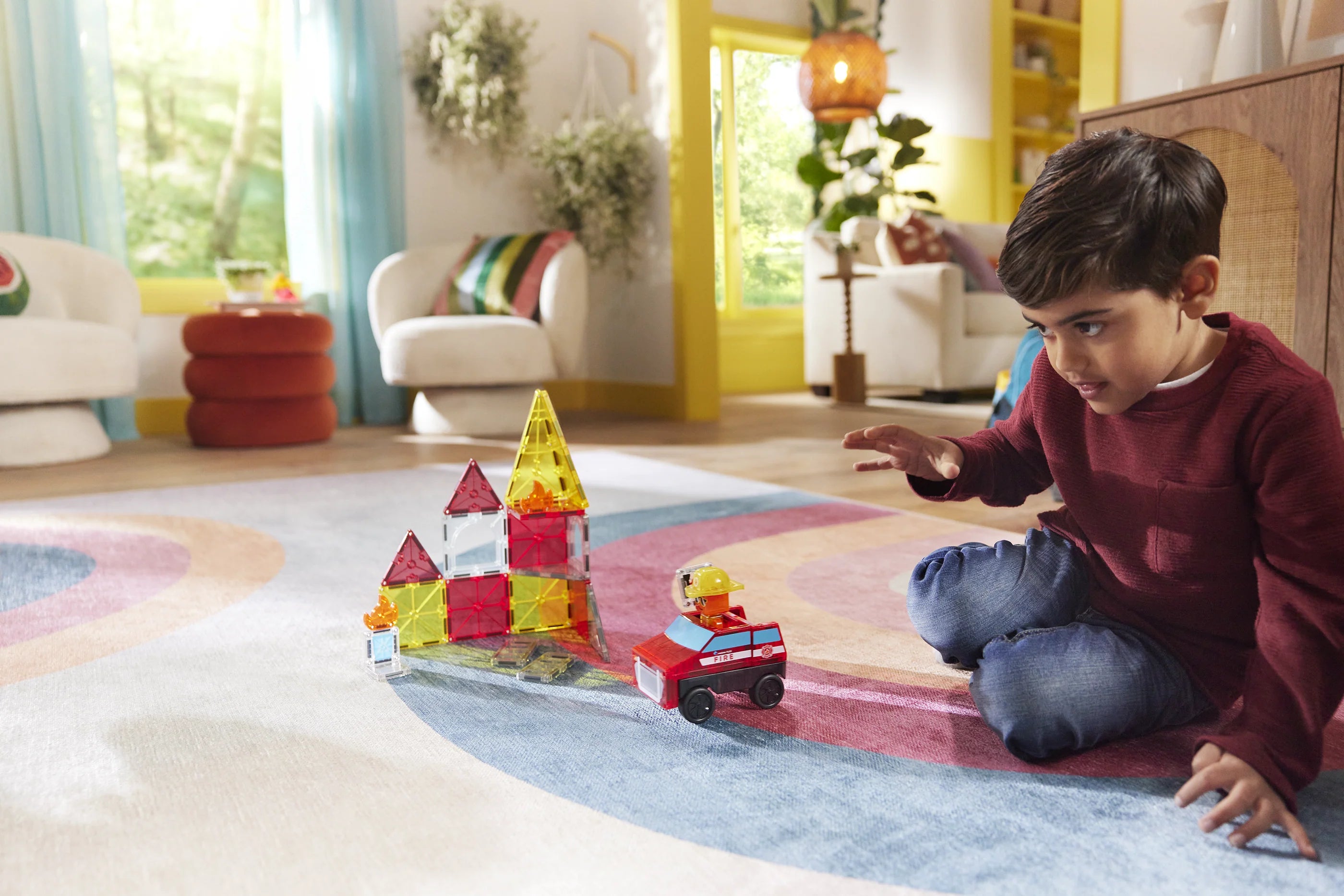 MAGNA-TILES Fire Rescue (27 Piece Set)