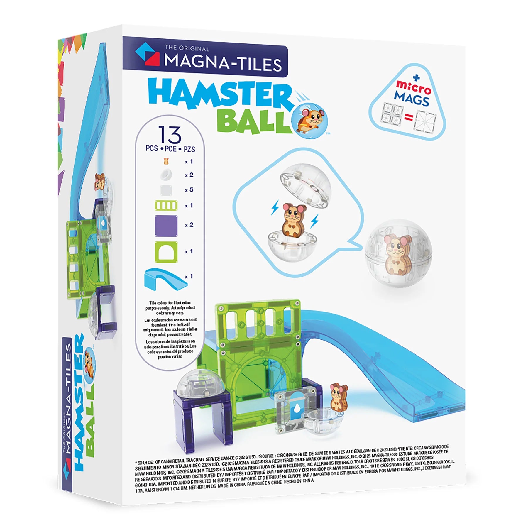 MAGNA-TILES Hamster Ball (13 Piece Set)