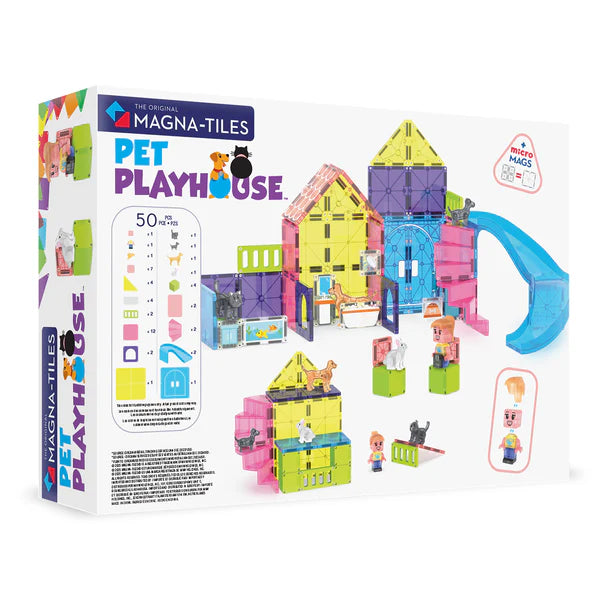 MAGNA-TILES Pet Playhouse (50 Piece Set)