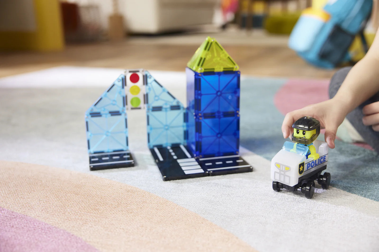 MAGNA-TILES Police Patrol (20 Piece Set)
