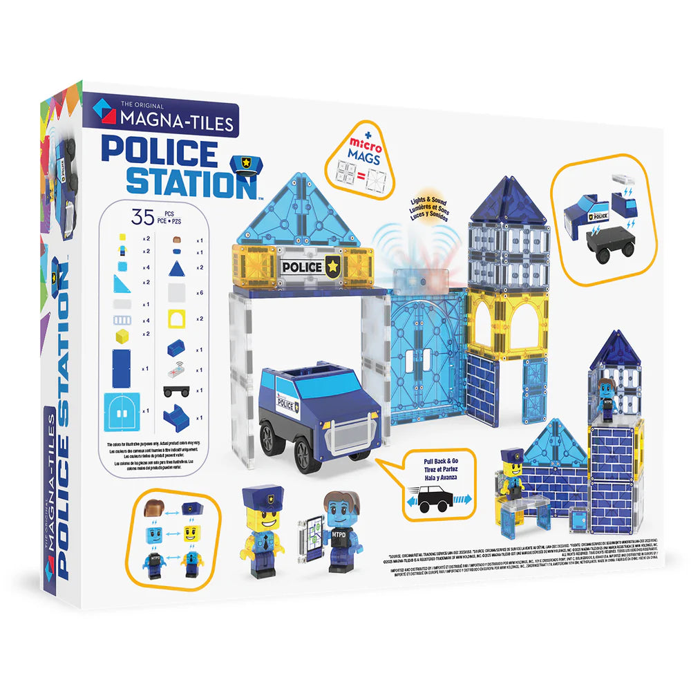 MAGNA-TILES Police Station (35 Piece Set)