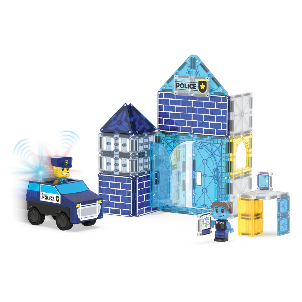 MAGNA-TILES Police Station (35 Piece Set)