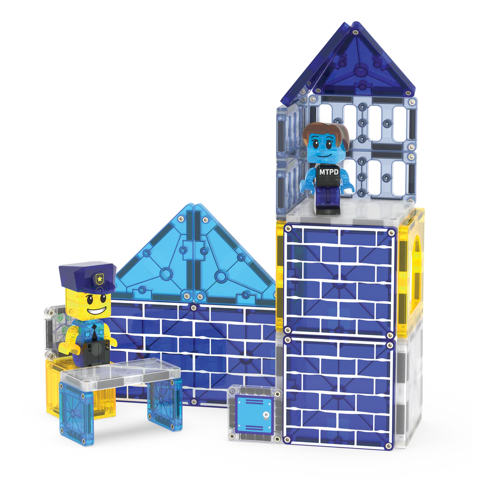 MAGNA-TILES Police Station (35 Piece Set)