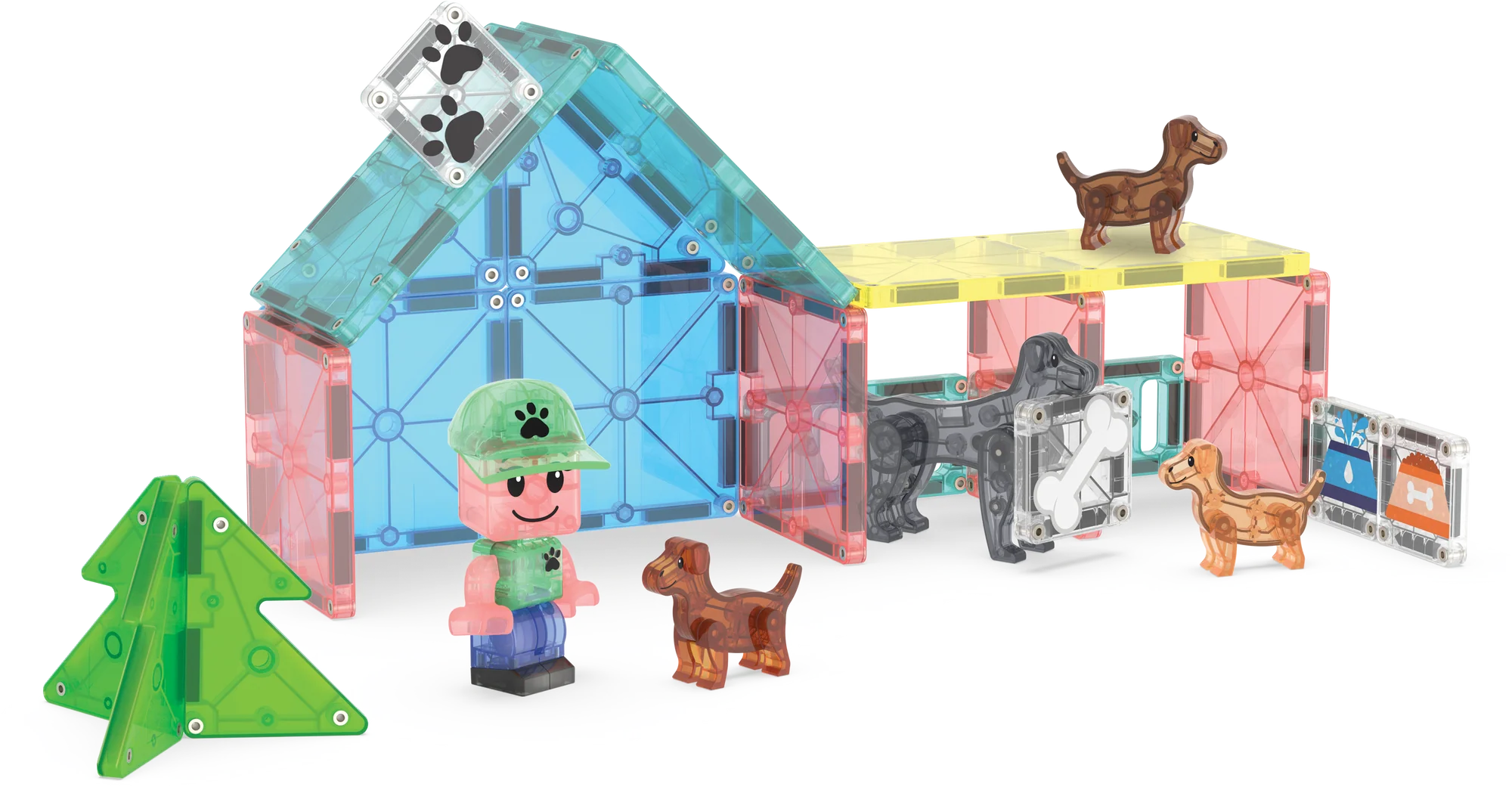 MAGNA-TILES Puppy Park (27 Piece Set)