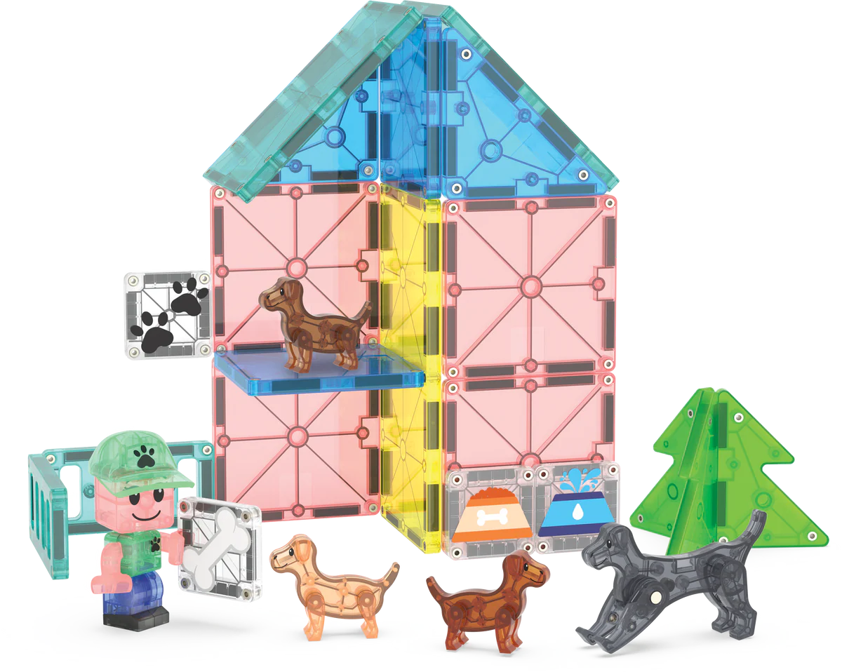 MAGNA-TILES Puppy Park (27 Piece Set)