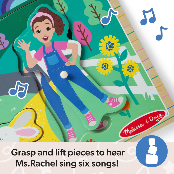 Melissa & Doug Ms. Rachel Wooden Song Puzzle