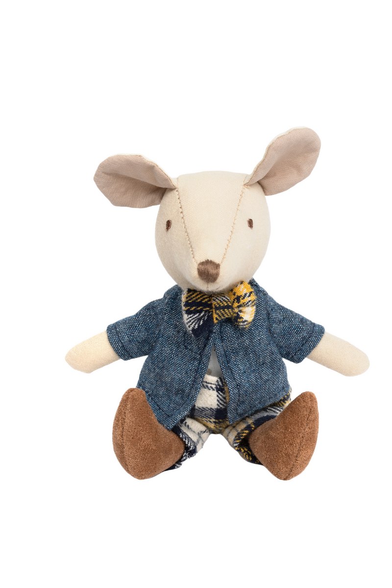 Great Pretenders Archie the Mouse 6.5" Mini Soft Doll – Kids Small Character Doll (Ages 3+)