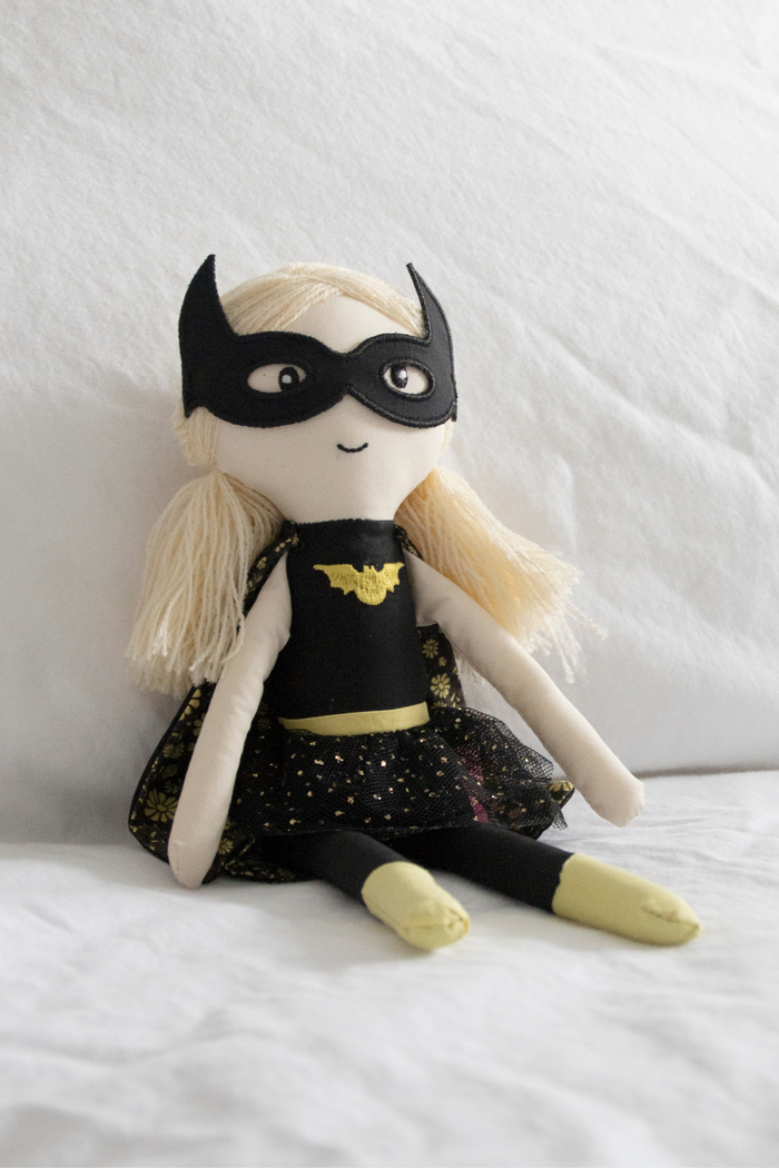 Great Pretenders Betty the Batgirl 13" Soft Doll – Kids Fantasy Bat Character Doll (Ages 3+)