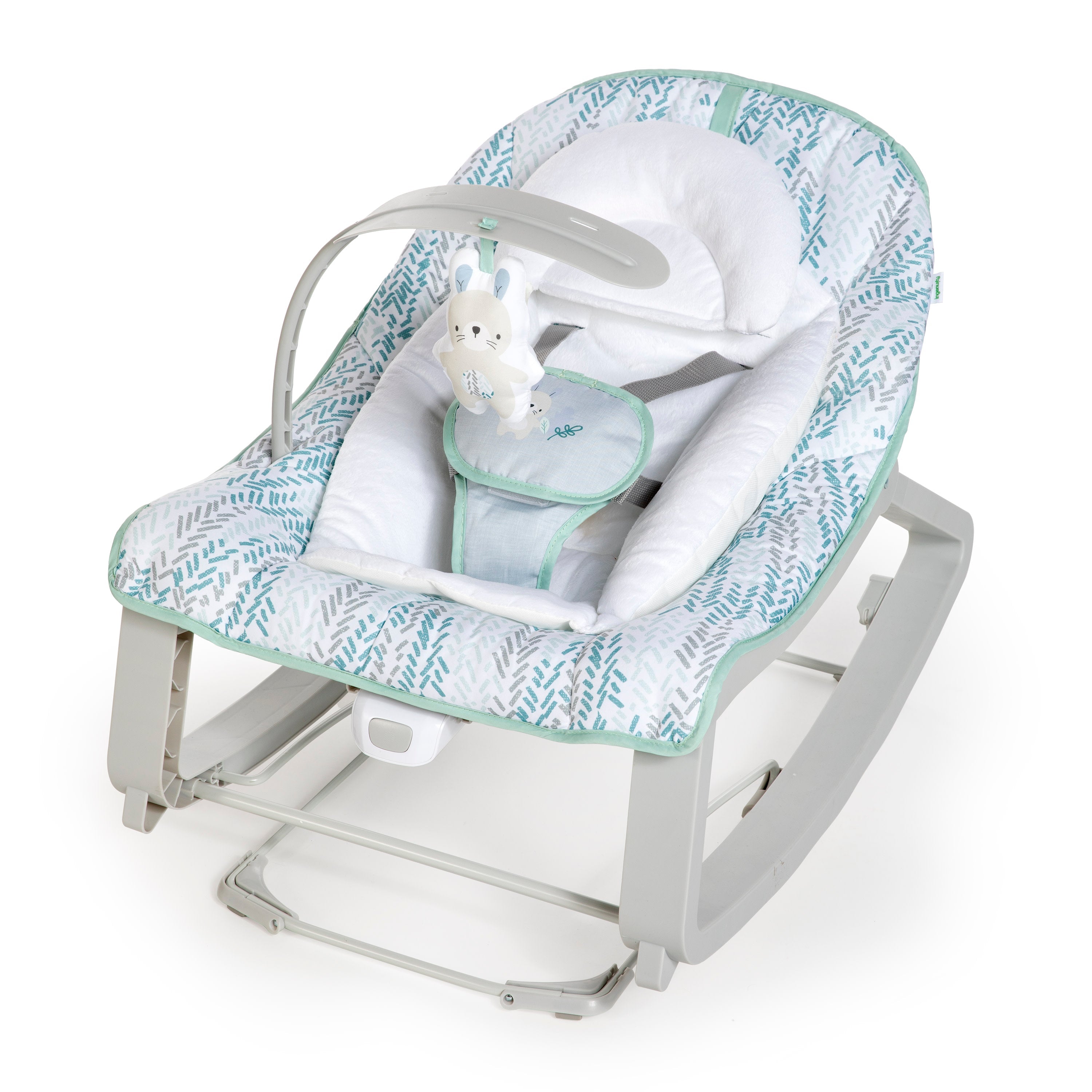 Ingenuity Keep Cozy 3-in-1 Grow with Me Bounce & Rock Seat - Spruce