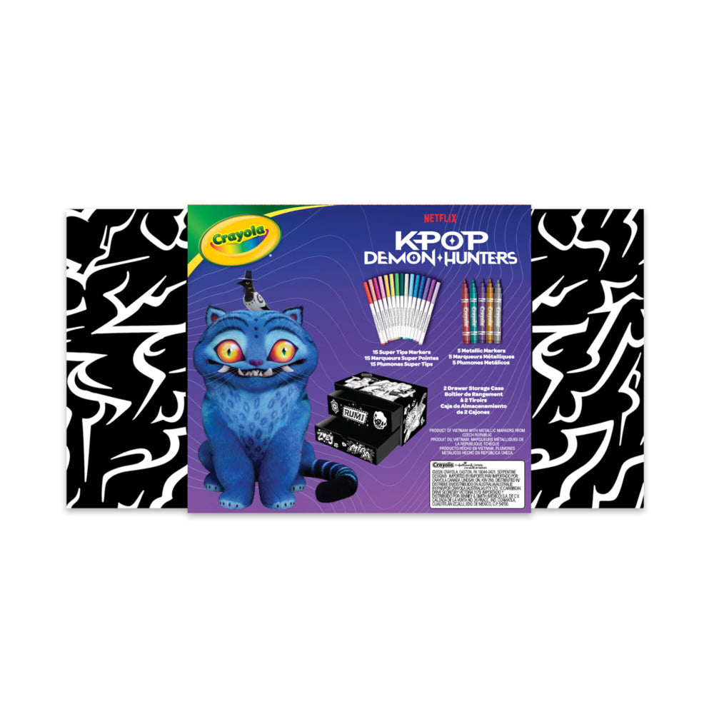 Crayola K-Pop Flocked Deco Drawers – Fuzzy Velvet Art Storage & Deco Kit (Ages 8+)