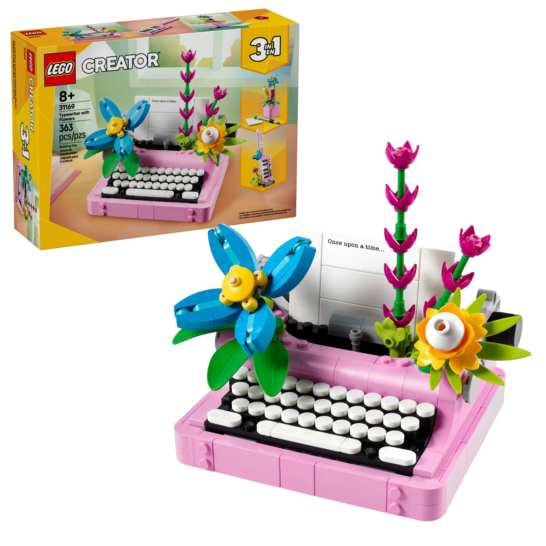 Lego Typewriter with Flowers (31169)