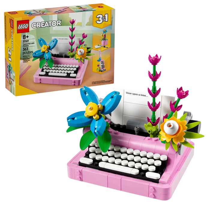 Lego Typewriter with Flowers (31169)